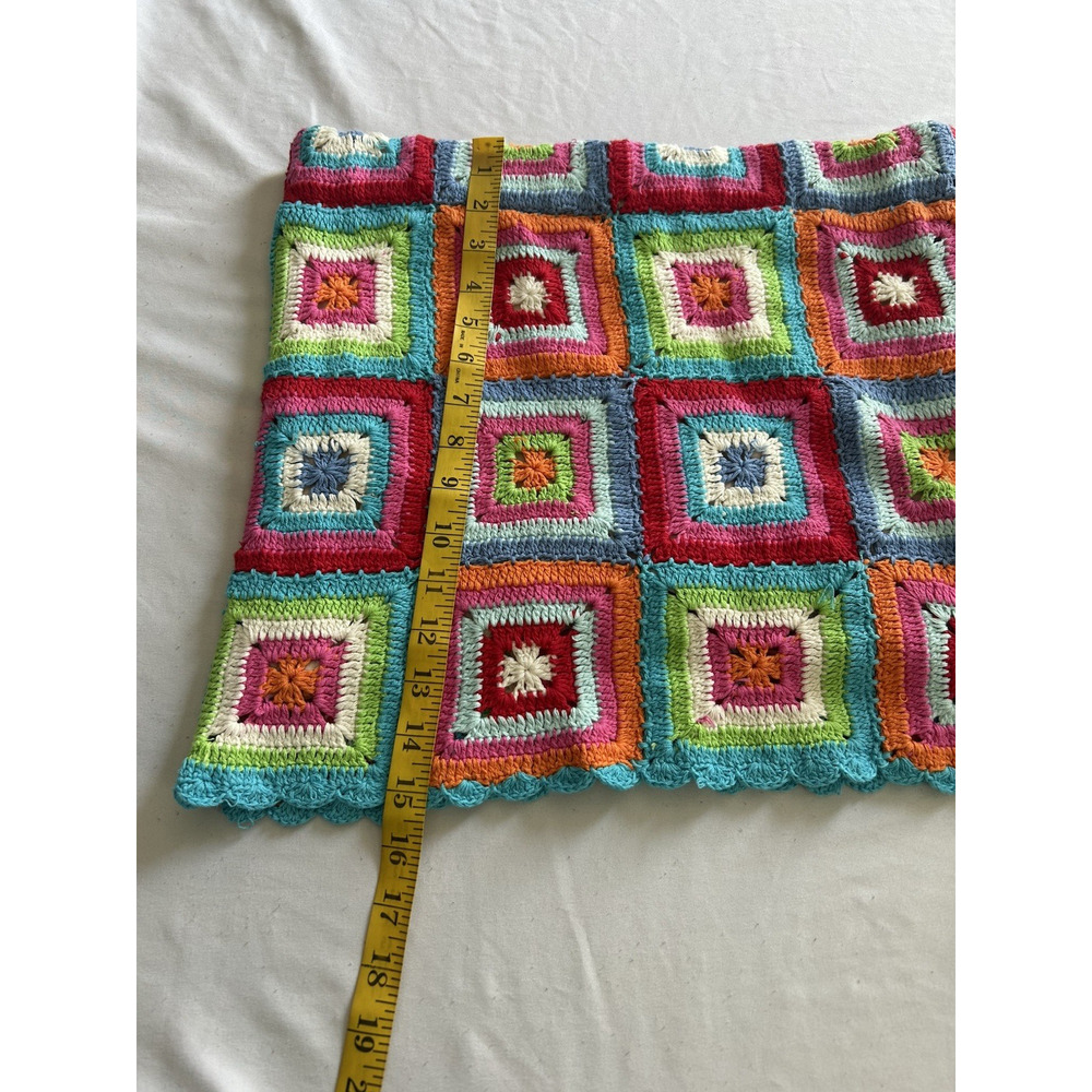 Show Me Your Mumu Crochet Granny Square Mini Skirt Womens Size Medium NWT - Picture 7 of 7